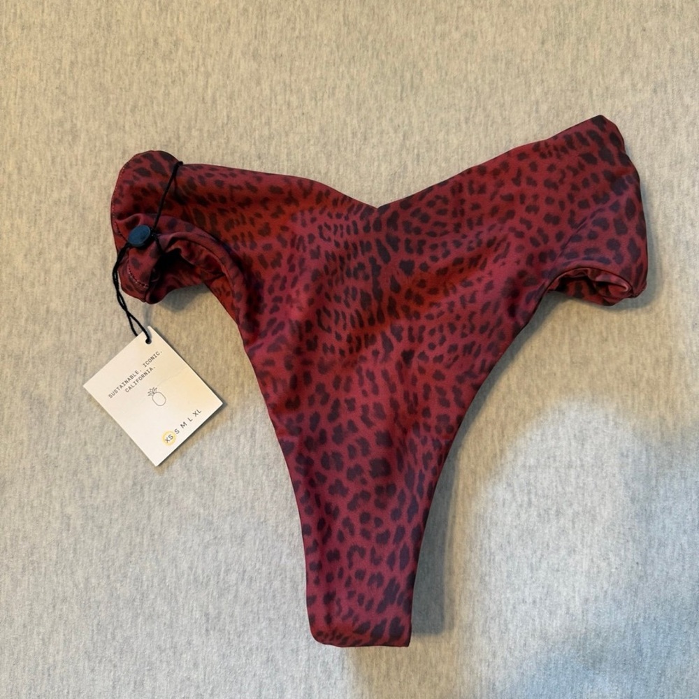 Skatie Red and Black Bikini Cheeky High-Cut